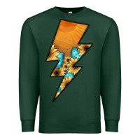 Sports Green Lightning Bolt Premium Sweatshirt - JahusDesignShop