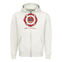 Oatmeal Heather new orleans firefighter shirt firefighter gifts louisiana Zipper Hoodie - linhVisuals