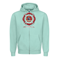 Seafoam new orleans firefighter shirt firefighter gifts louisiana Zipper Hoodie - linhVisuals