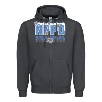 Smoke north pole police department Zipper Hoodie - linhVisuals