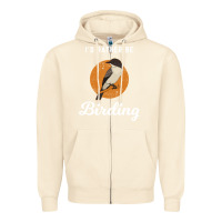 Sandshell birding birdwatching eastern phoebe Zipper Hoodie - linhVisuals