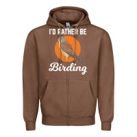 Chestnut birding birdwatching kestrel bird bird Zipper Hoodie - linhVisuals