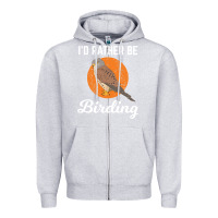 Heather Grey birding birdwatching kestrel bird bird Zipper Hoodie - linhVisuals
