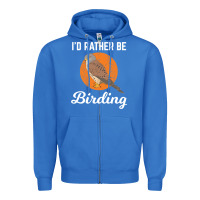 True Royal birding birdwatching kestrel bird bird Zipper Hoodie - linhVisuals