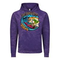 Cloud Purple Summer Vibes Vintage Hoodie - CowhideDigitalArt