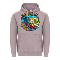 Vintage Zinc Summer Vibes Vintage Hoodie - CowhideDigitalArt