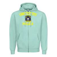 Seafoam connecticut state police Zipper Hoodie - linhVisuals