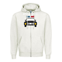 Cool Policeman Law Enforcement Deputy Kawaii Police Mobile Premium Zipper Hoodie | Teevron