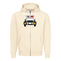 Sandshell cool policeman law enforcement deputy kawaii police mobile premium Zipper Hoodie - linhVisuals