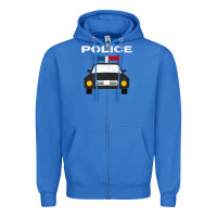 True Royal cool policeman law enforcement deputy kawaii police mobile premium Zipper Hoodie - linhVisuals