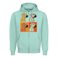 Seafoam rhodesian ridgeback t  shirt rhodesian ridgeback dog gift idea t  shir Zipper Hoodie - linhVisuals
