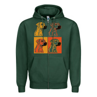 Sports Green rhodesian ridgeback t  shirt rhodesian ridgeback dog gift idea t  shir Zipper Hoodie - linhVisuals