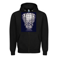 Black #tiga tche3 alex wajah pada grey satu kepala 10.000 yang days bermahko Zipper Hoodie - linhVisuals
