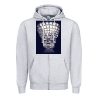 Heather Grey #tiga tche3 alex wajah pada grey satu kepala 10.000 yang days bermahko Zipper Hoodie - linhVisuals