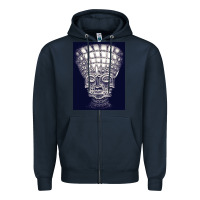 Navy #tiga tche3 alex wajah pada grey satu kepala 10.000 yang days bermahko Zipper Hoodie - linhVisuals