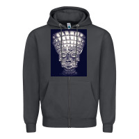 Smoke #tiga tche3 alex wajah pada grey satu kepala 10.000 yang days bermahko Zipper Hoodie - linhVisuals