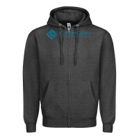 Charcoal Heather calhoun community college Zipper Hoodie - linhVisuals