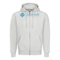 Dove Grey calhoun community college Zipper Hoodie - linhVisuals