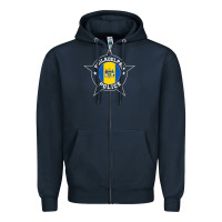 Navy philadelphia police t shirt   ppd Zipper Hoodie - linhVisuals