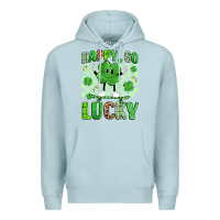Blue Mist happy go lucky Premium Hoodie - Artiststas