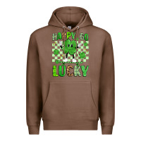 Chestnut happy go lucky Premium Hoodie - Artiststas
