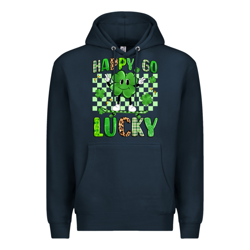 Happy Go Lucky Premium Hoodie by Artiststas | Teevron