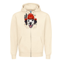 Sandshell dalmatian firefighter dalmatian dog lover Zipper Hoodie - linhVisuals