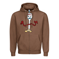 Chestnut forky Zipper Hoodie - linhVisuals