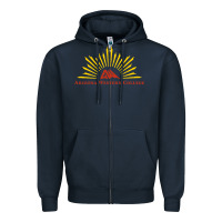 Navy arizona western college Zipper Hoodie - linhVisuals