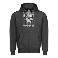 Charcoal Heather playing with fire will get you burnt fireman firefighter fun Zipper Hoodie - linhVisuals