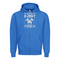 True Royal playing with fire will get you burnt fireman firefighter fun Zipper Hoodie - linhVisuals