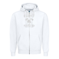 White playing with fire will get you burnt fireman firefighter fun Zipper Hoodie - linhVisuals