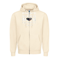 Sandshell police & firefighter mom, i raised mine fireman mothers day Zipper Hoodie - linhVisuals