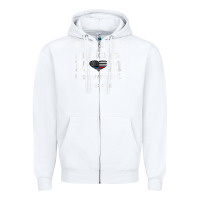 White police & firefighter mom, i raised mine fireman mothers day Zipper Hoodie - linhVisuals