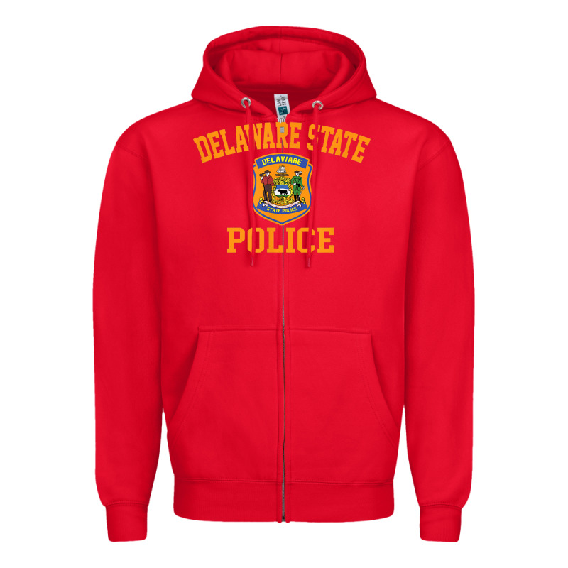 Delaware State Police Zipper Hoodie by linhVisuals | Teevron