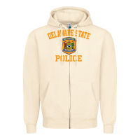 Sandshell delaware state police Zipper Hoodie - linhVisuals