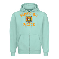 Seafoam delaware state police Zipper Hoodie - linhVisuals