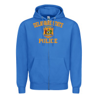 True Royal delaware state police Zipper Hoodie - linhVisuals