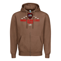 Chestnut rhode island state police Zipper Hoodie - linhVisuals