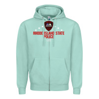 Seafoam rhode island state police Zipper Hoodie - linhVisuals