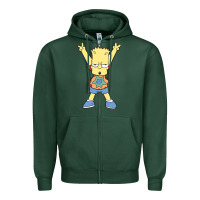Groovy Bart Zipper Hoodie | Teevron