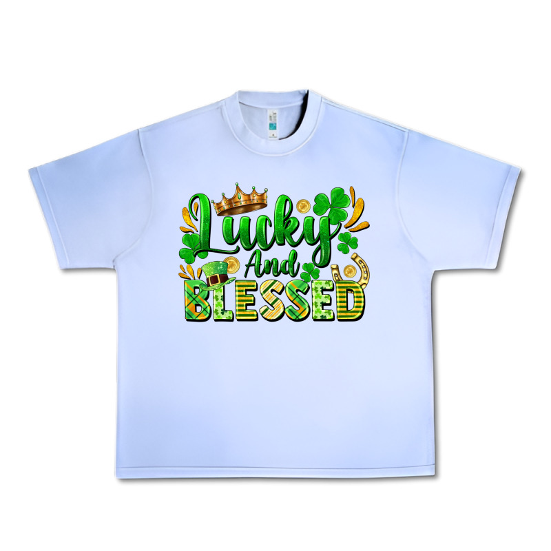 Lucky And Blessed Urban Heavy Tee by FaDigitalArtStudio | Teevron