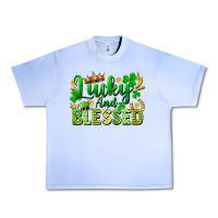 Grape Ice lucky and blessed Urban Heavy Tee - FaDigitalArtStudio