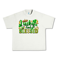Pistachio lucky and blessed Urban Heavy Tee - FaDigitalArtStudio
