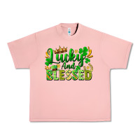 Salmon lucky and blessed Urban Heavy Tee - FaDigitalArtStudio