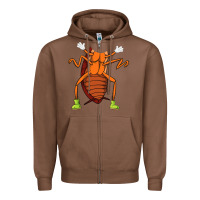Chestnut cool easy cockroach insect halloween Zipper Hoodie - linhVisuals
