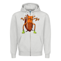 Dove Grey cool easy cockroach insect halloween Zipper Hoodie - linhVisuals