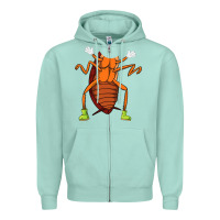 Seafoam cool easy cockroach insect halloween Zipper Hoodie - linhVisuals