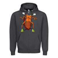 Smoke cool easy cockroach insect halloween Zipper Hoodie - linhVisuals