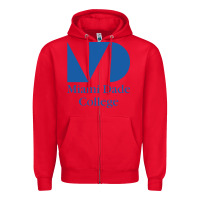 Miami Dade College Zipper Hoodie | Teevron